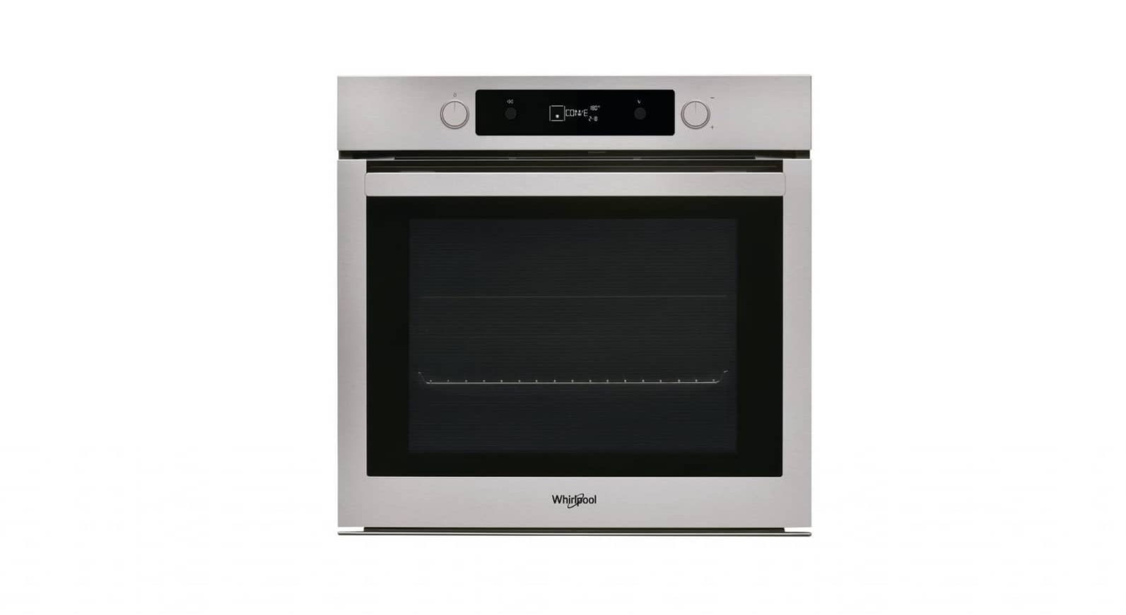 Built-in Kenmore Elite stainless steel wall oven cleanly fitted into custom kitchen cabinetry
